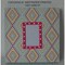 Contemporary Home Living 14" Pink and White Contemporary Square Picture Frames